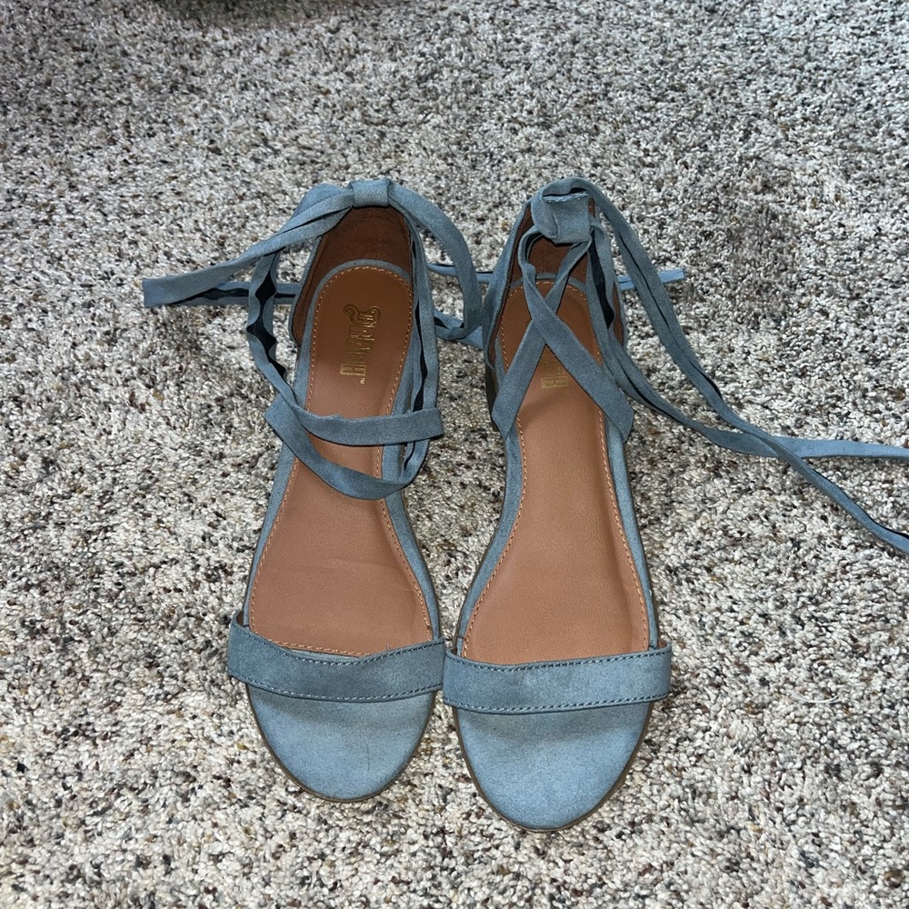Blue Mini Heel